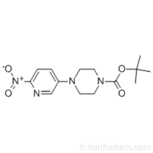 Acide 4- (6-nitro-3-pyridinyl) - 1,1-diméthyléthylique de l&#39;acide 1-pipérazinecarboxylique CAS 571189-16-7